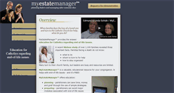 Desktop Screenshot of myestatemanager.org